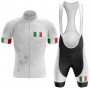 Italy Cycling Jersey Kit Short Sleeve 2020 White (2)